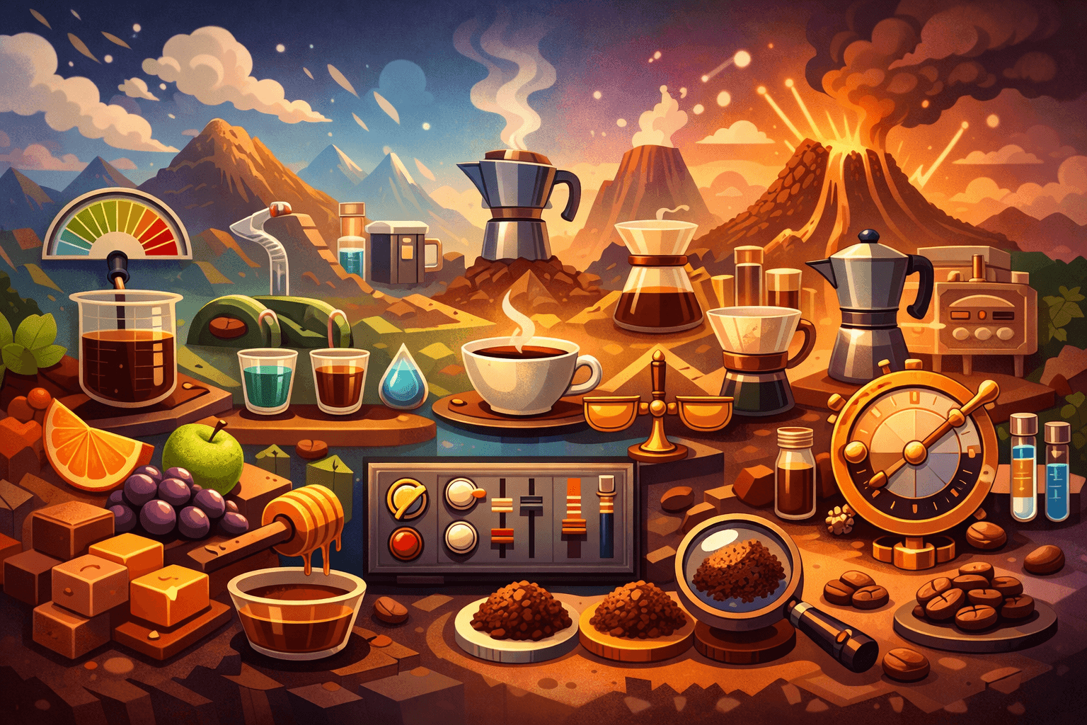 Glossário do Café (modo geek): acidez, corpo, doçura, extração, torra e moagem