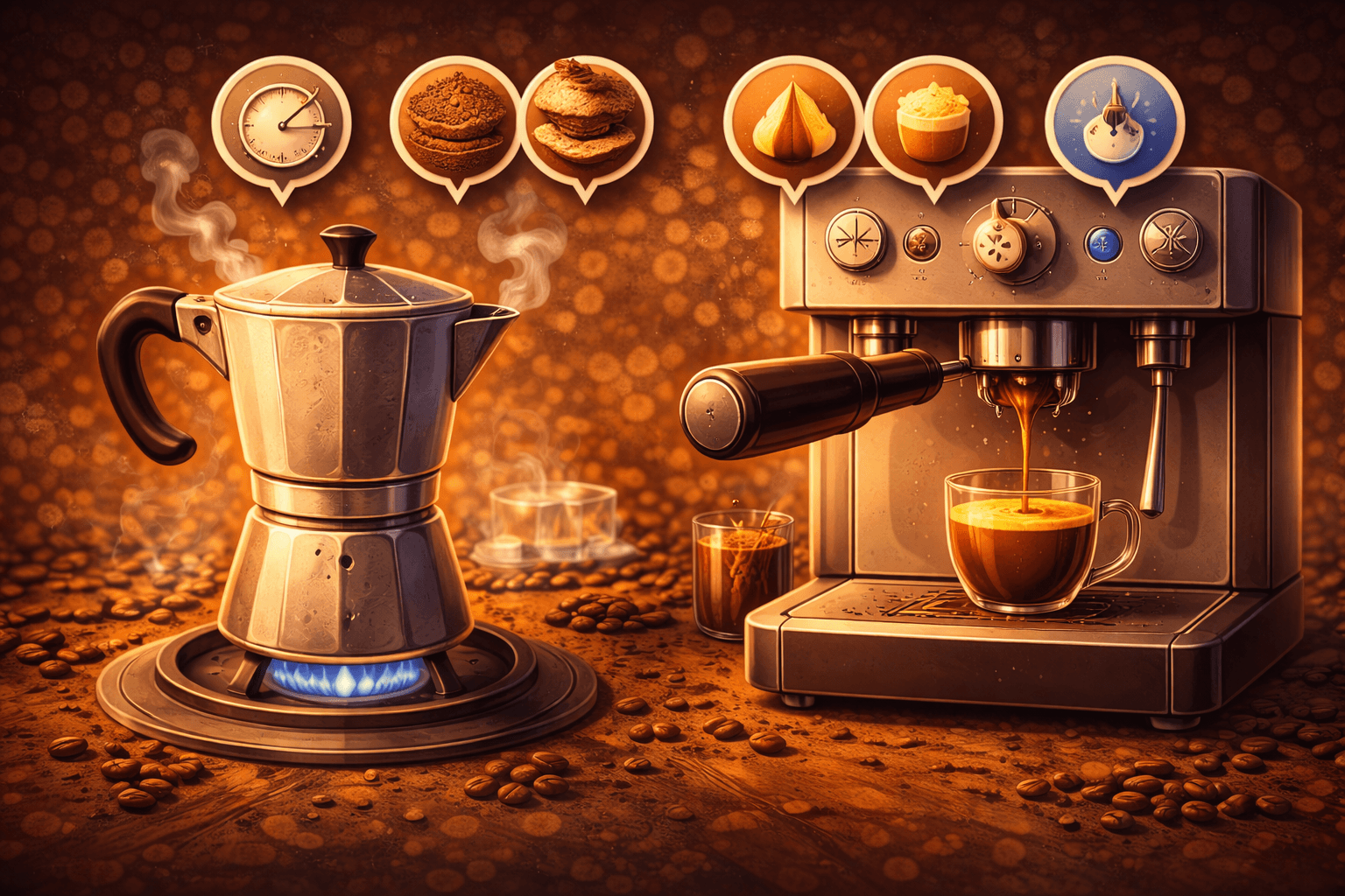 Moka vs Espresso: o que e parecido, o que não é, e como aproximar resultados